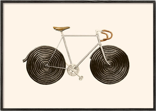 Ilustracja roweru z lukrecją