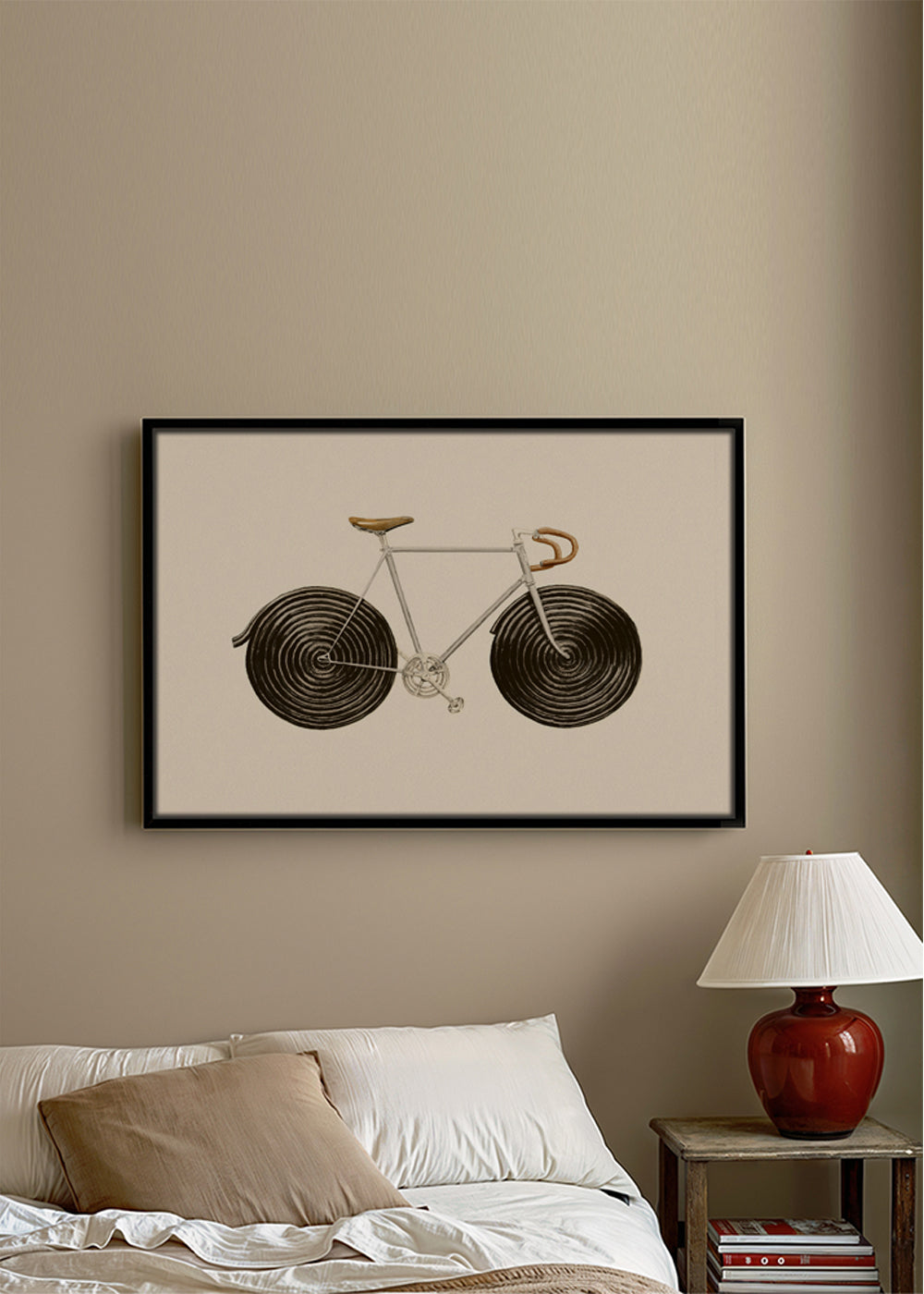 Ilustracja roweru z lukrecją
