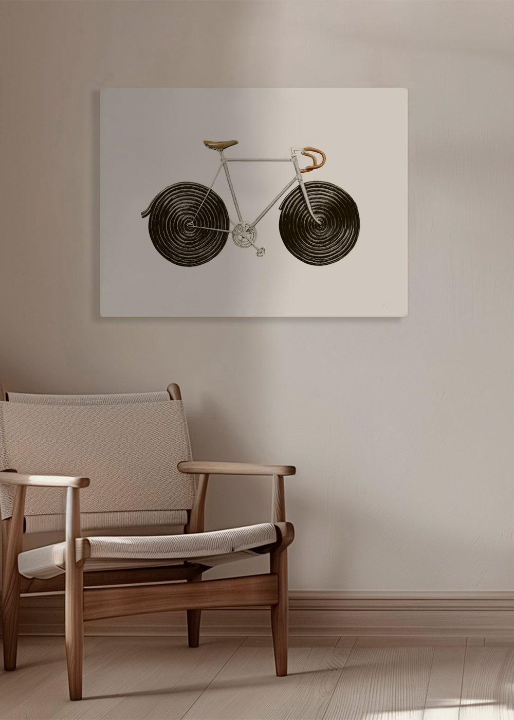 Ilustracja roweru z lukrecją