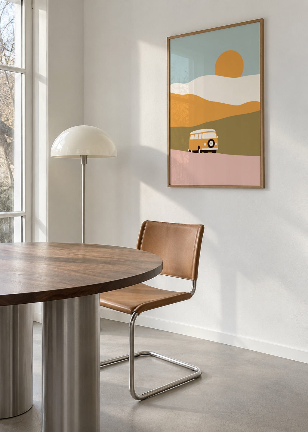 Van - Minimal - Framed poster in an interior