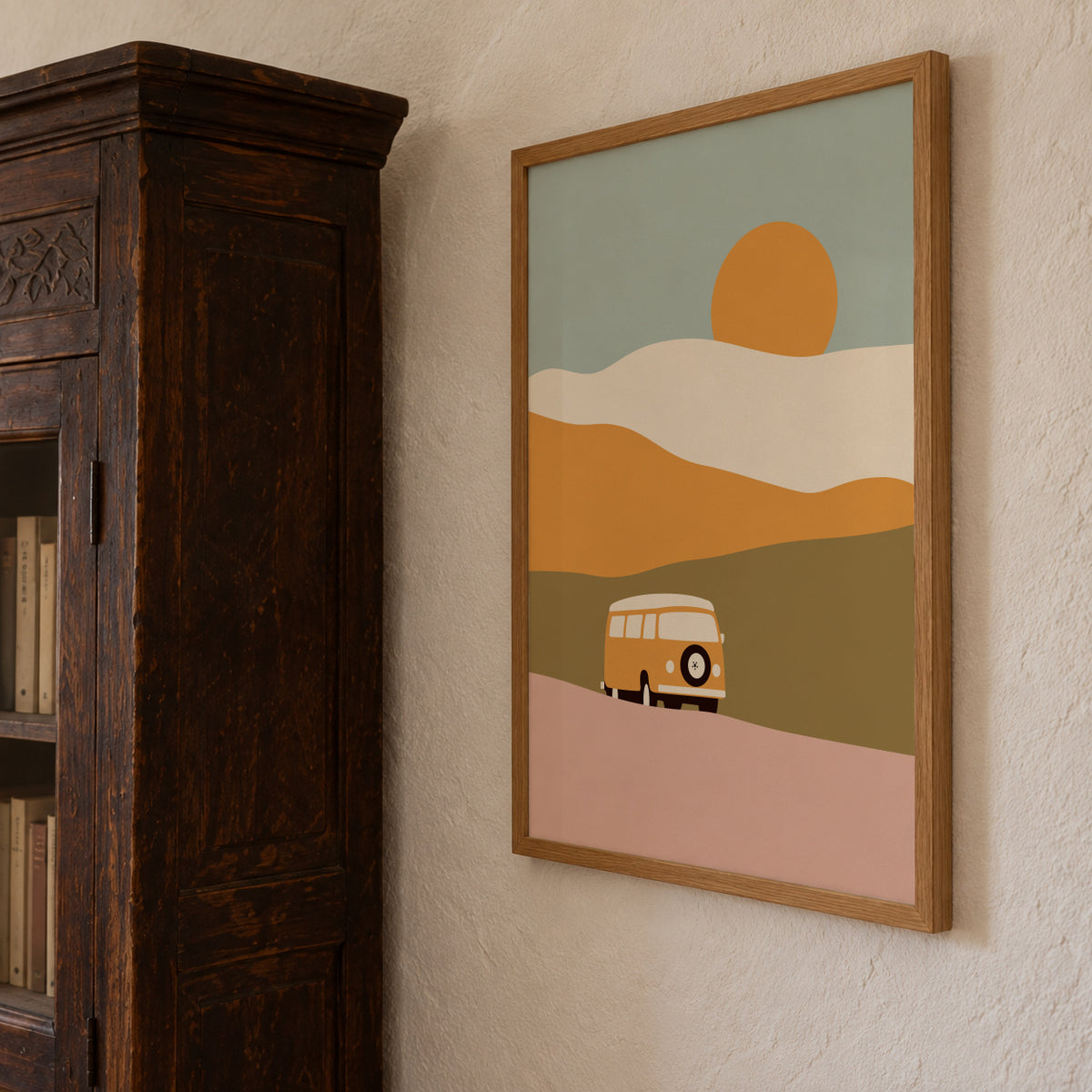 Van - Minimal - Framed poster detail