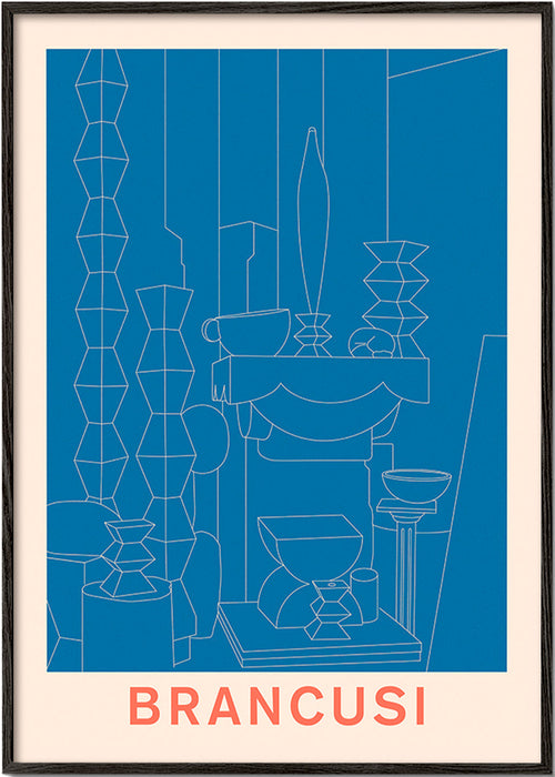Ilustracja geometryczna Brancusi