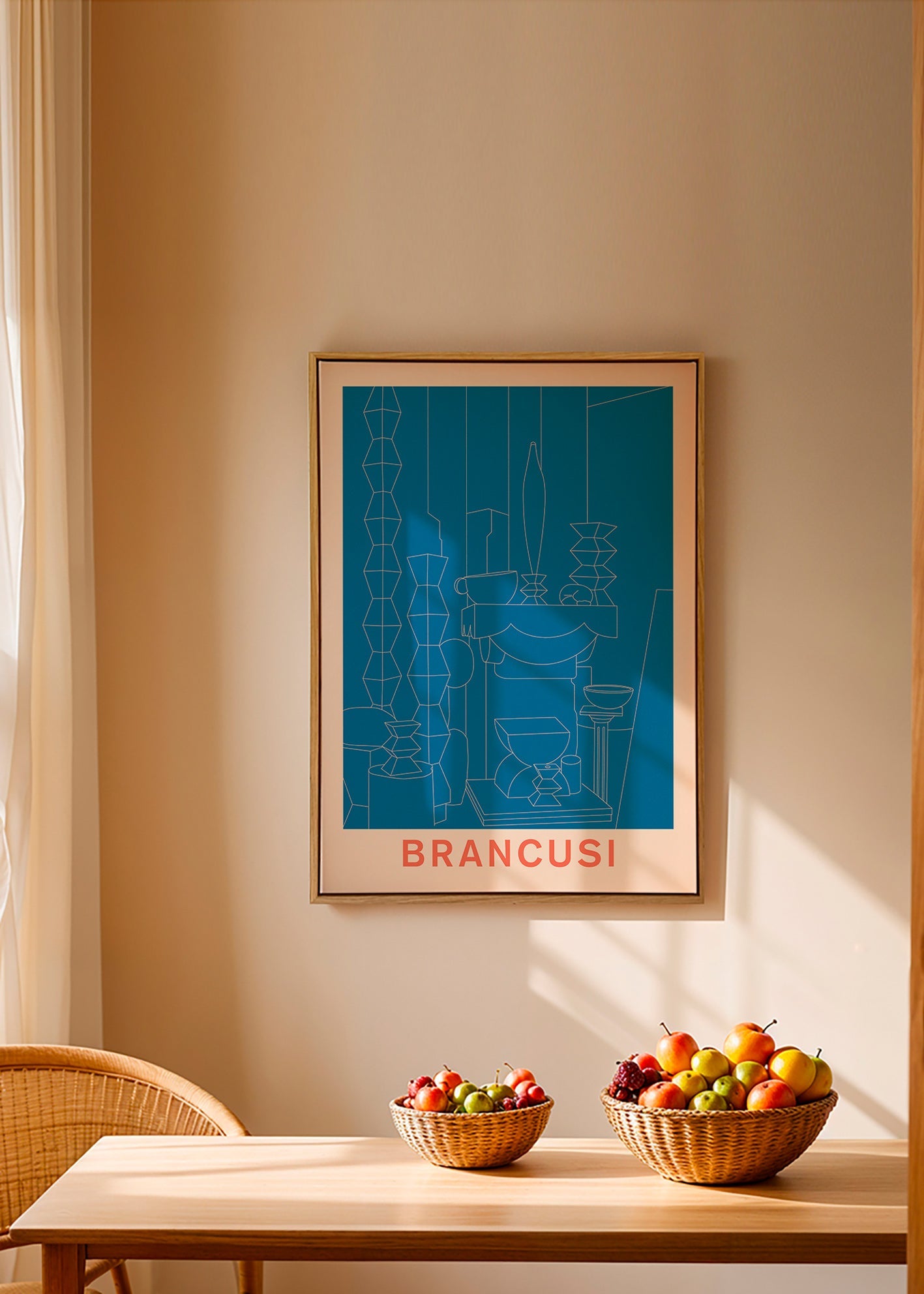 Ilustracja geometryczna Brancusi