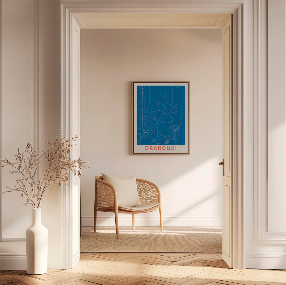 Ilustracja geometryczna Brancusi