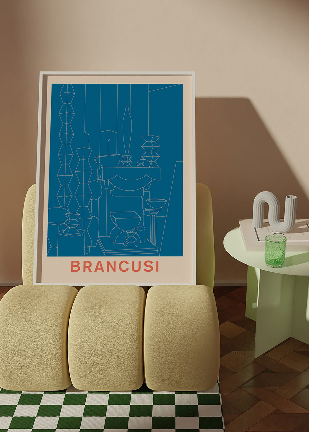 Ilustracja geometryczna Brancusi