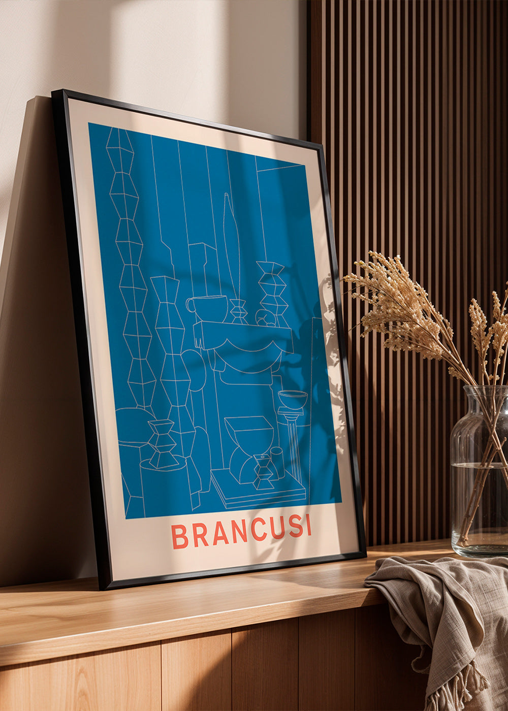 Ilustracja geometryczna Brancusi