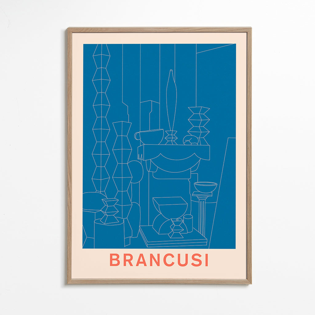 Ilustracja geometryczna Brancusi