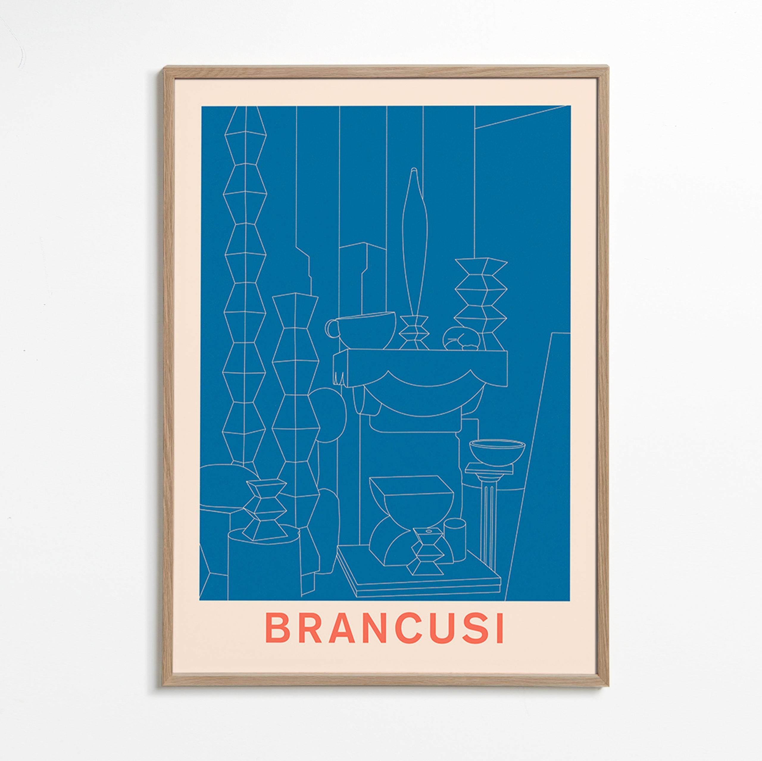 Ilustracja geometryczna Brancusi