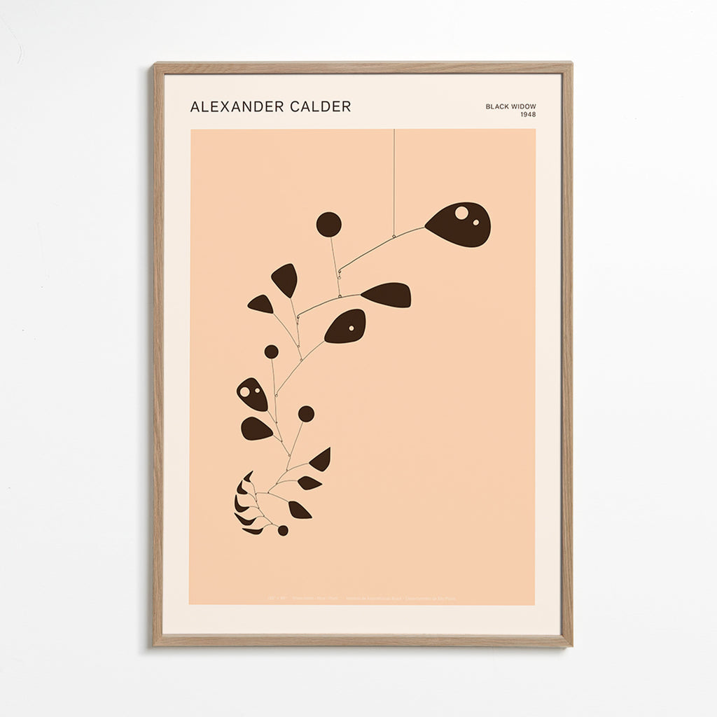 Plakat botaniczny z organicznym mobilnym