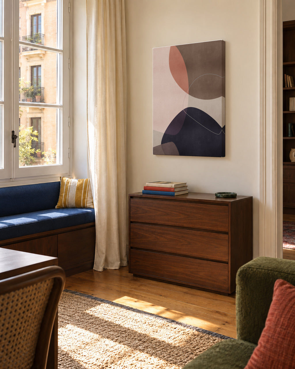 Graphic 209X - Unframed canvas in an interior