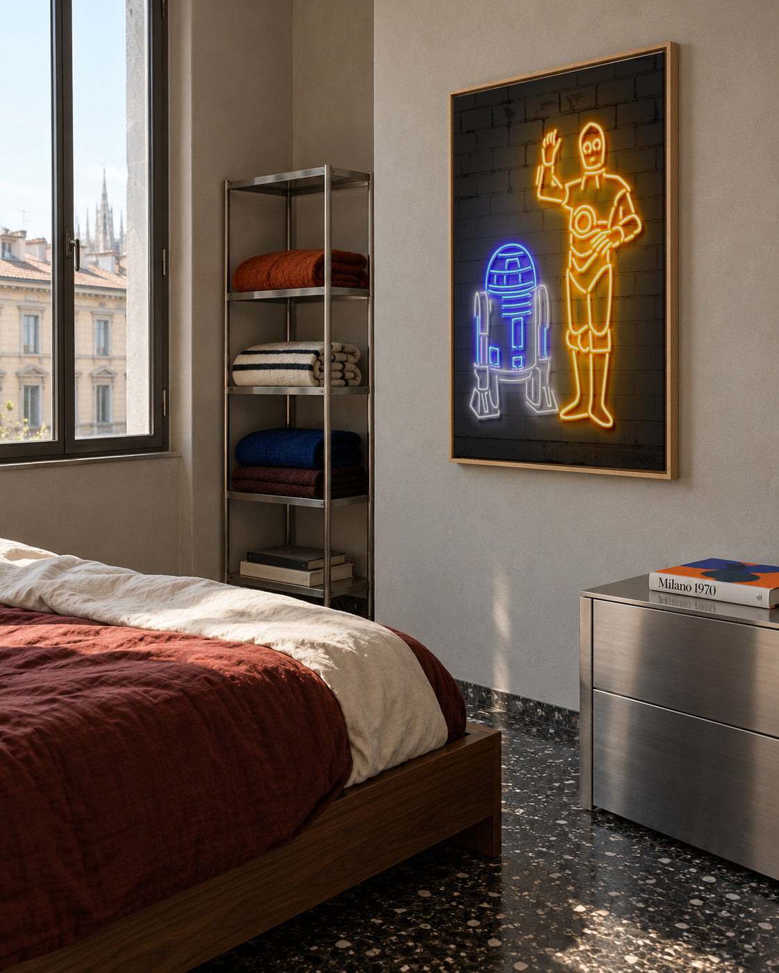 R2D2 CRPO - Framed canvas in an interior