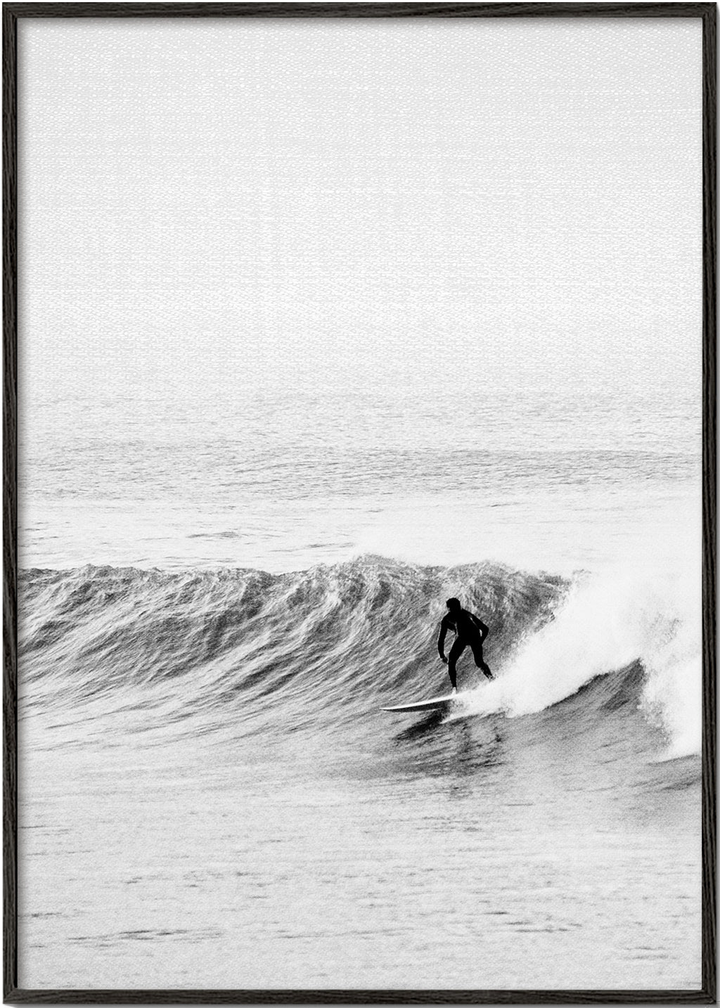 Sztuka sportowa: surfer na fali