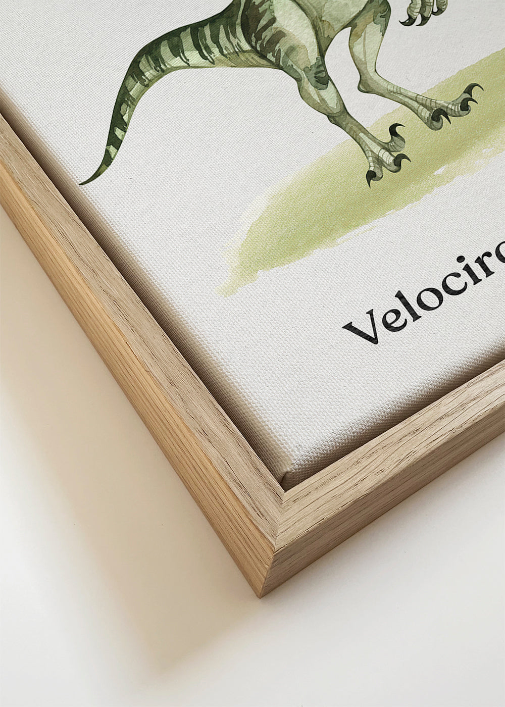 Plakat Velociraptor dla dzieci