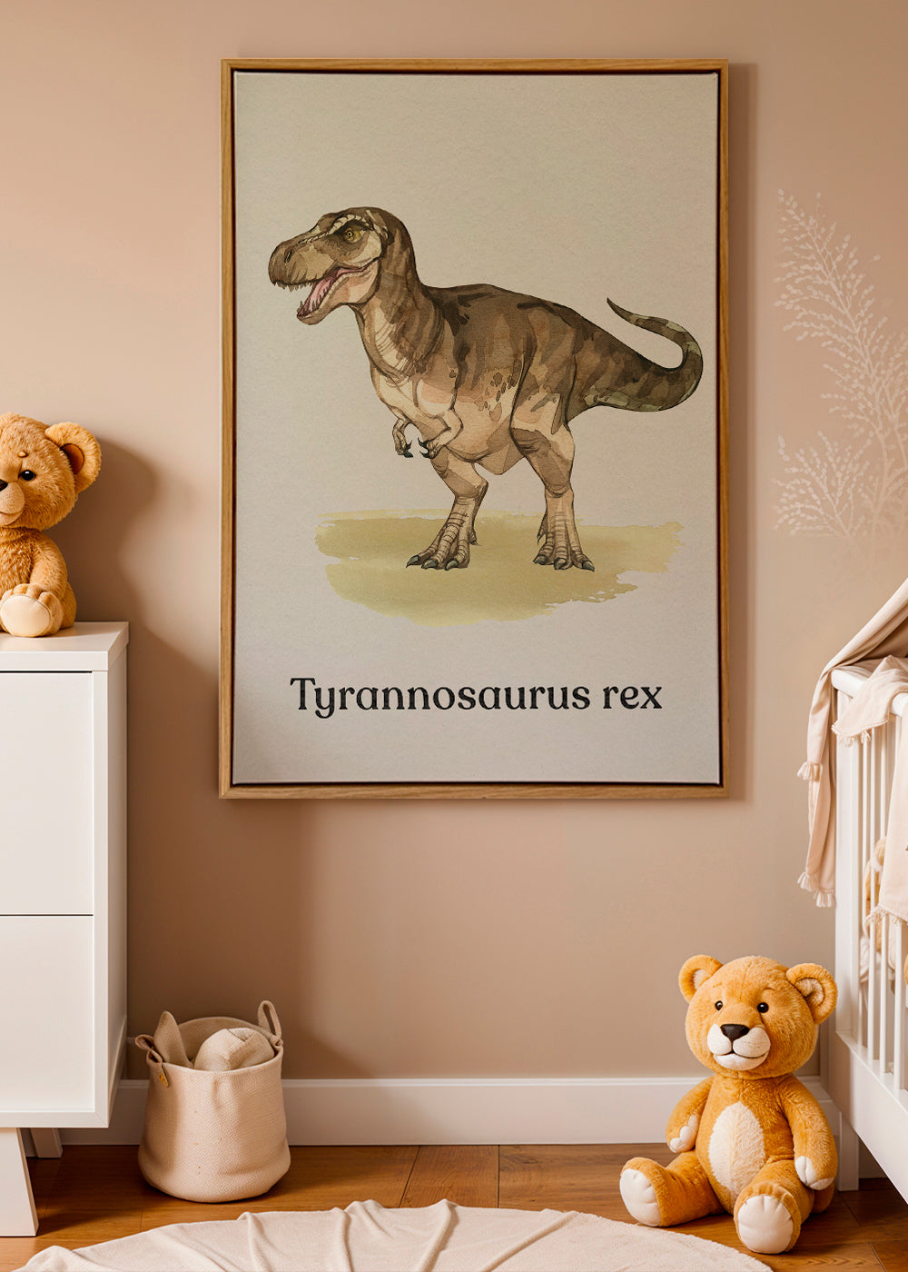 Plakat Tyrannosaurus rex ilustracja