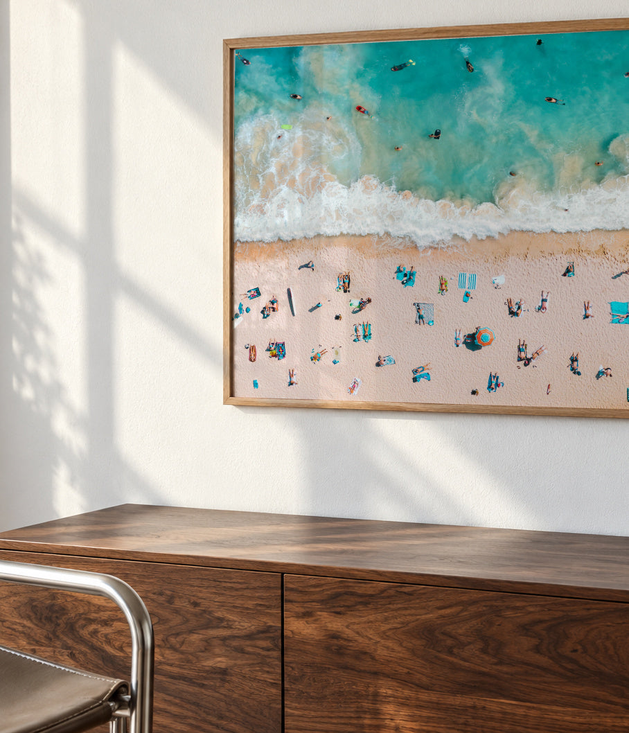 Beach Mood 3 - Framed poster detail