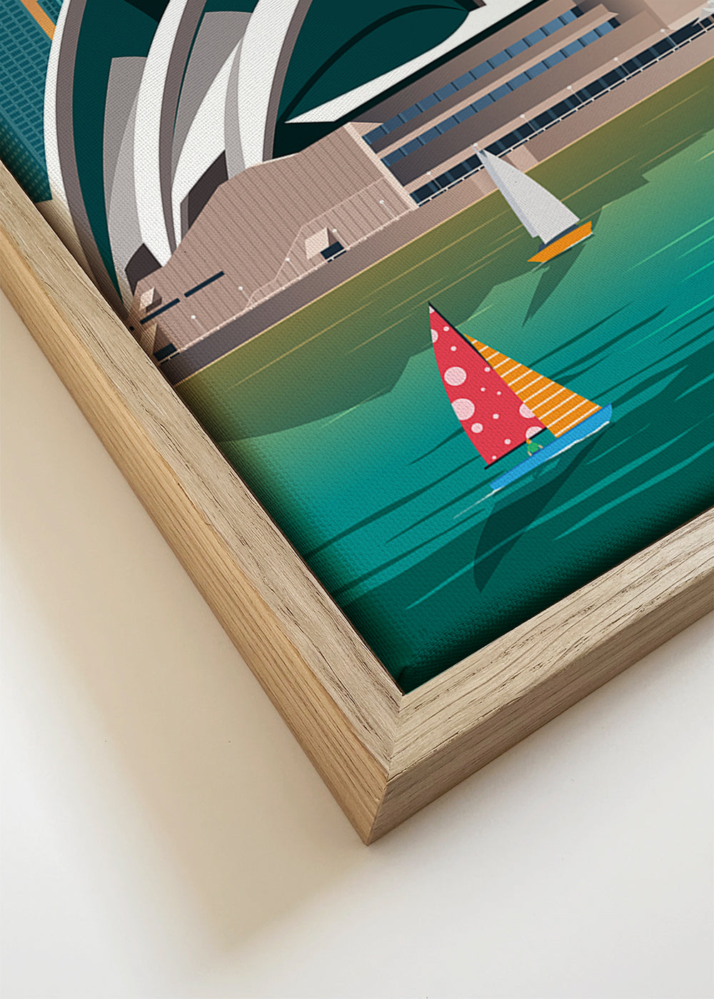 Plakat podróżniczy: panorama Sydney