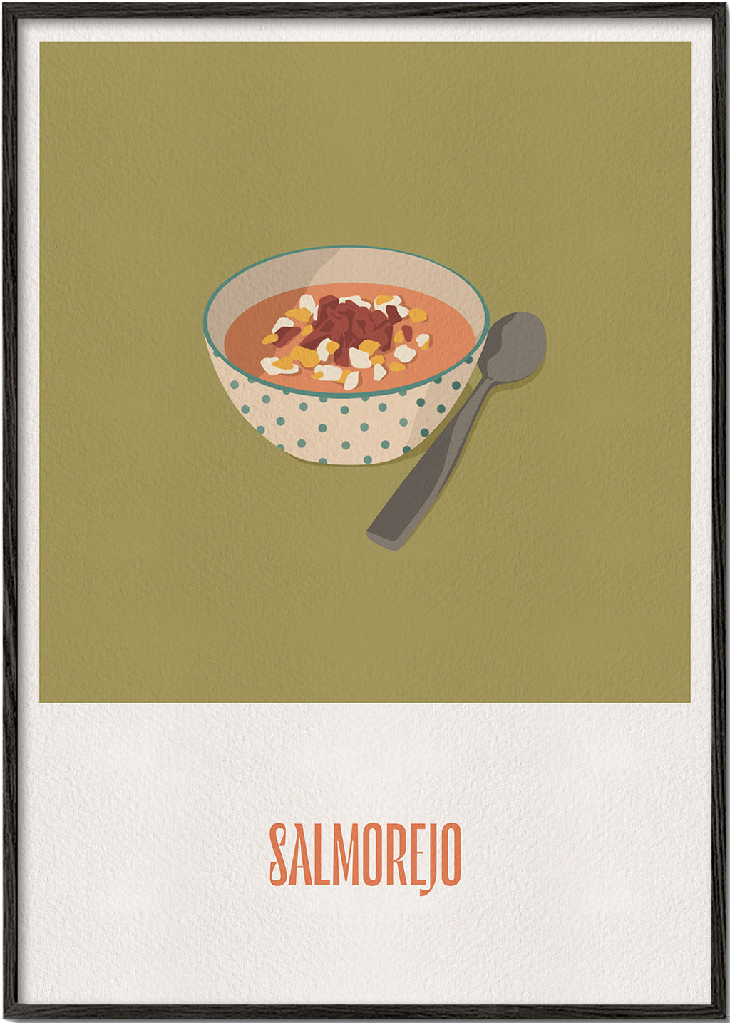 Sztuka do kuchni Salmorejo ilustracja