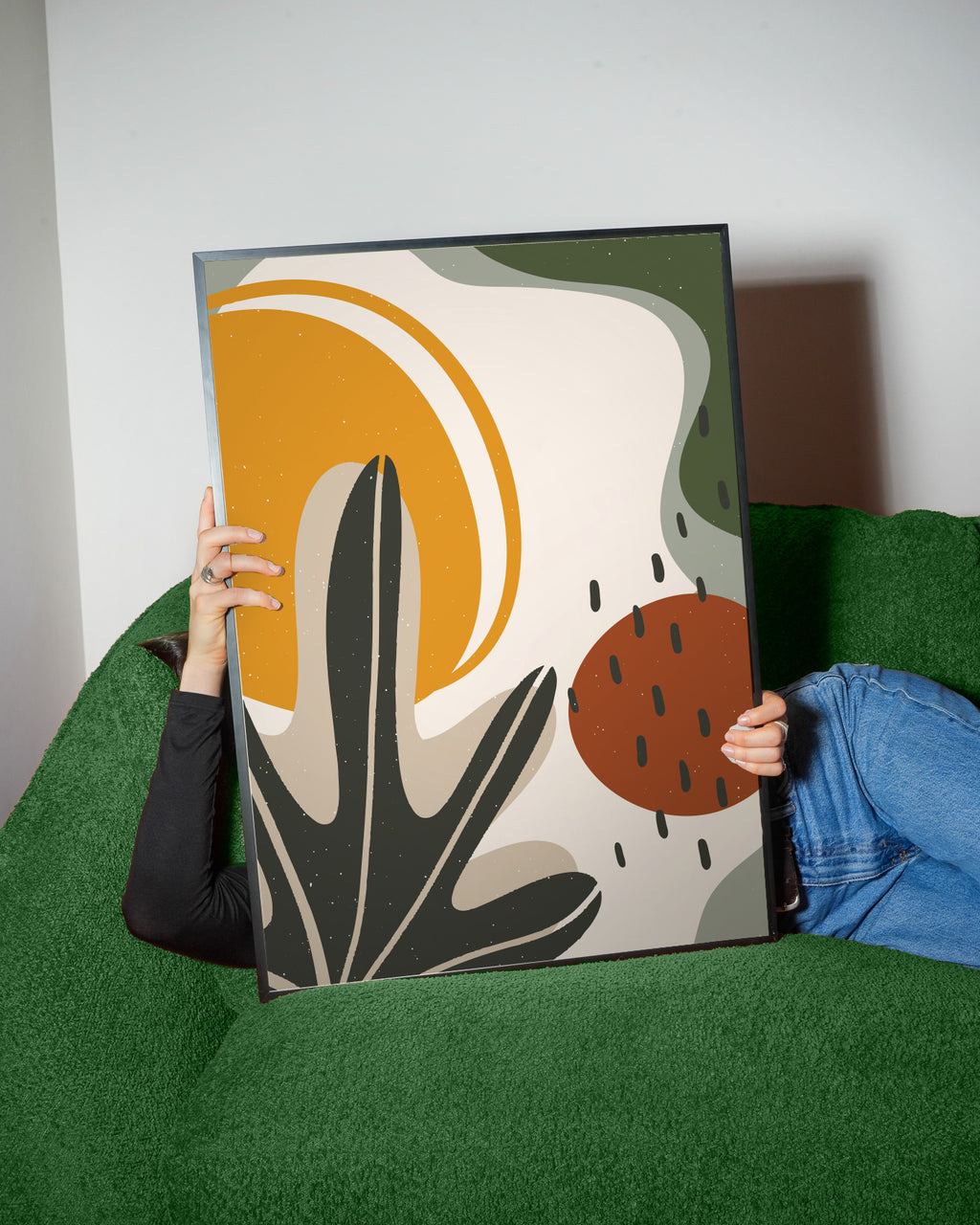 Abstract Botany2 - Framed poster detail