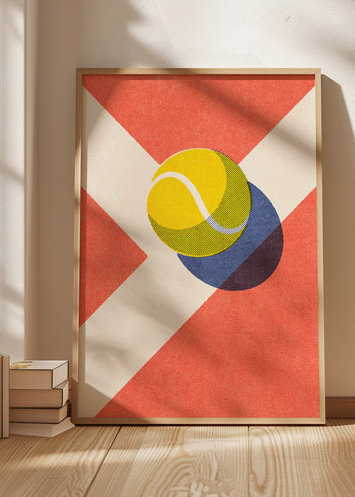 Sztuka sportowa: graficzna piłka tenisowa