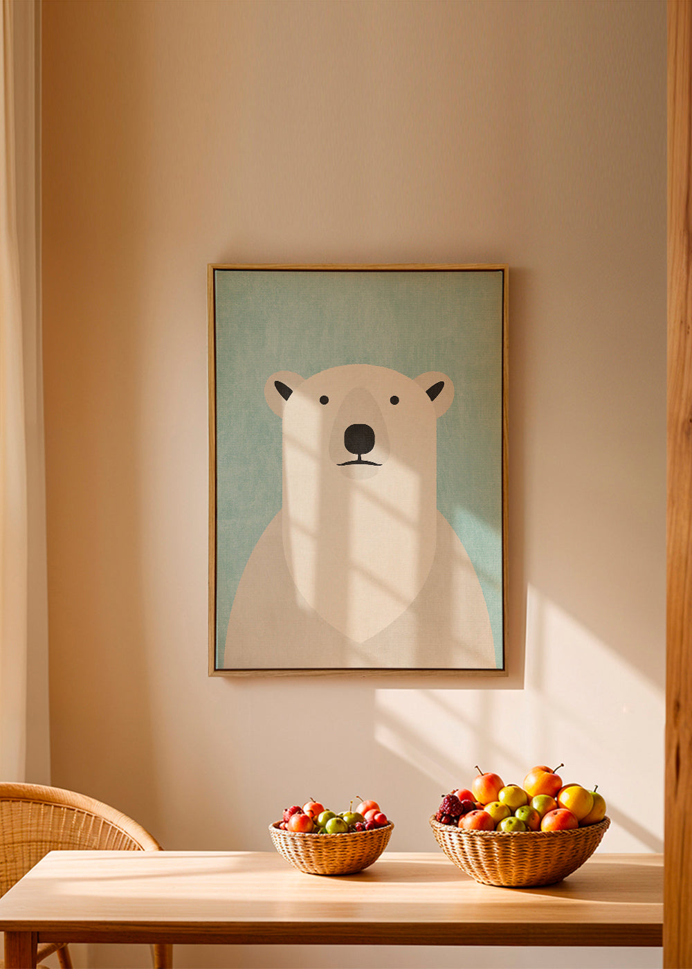 Obraz niedźwiedź polarny minimalny