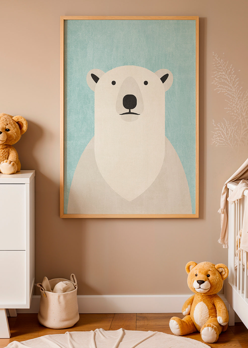 Obraz niedźwiedź polarny minimalny