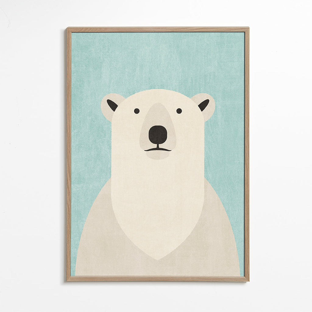 Obraz niedźwiedź polarny minimalny