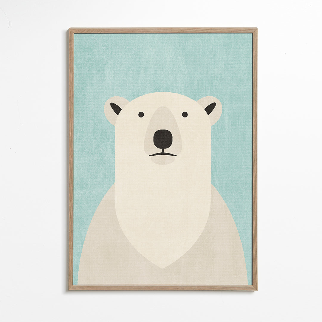 Obraz niedźwiedź polarny minimalny