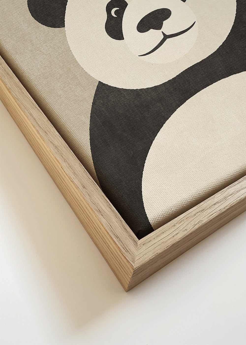 Plakat panda minimalistyczny do pokoju dziecka