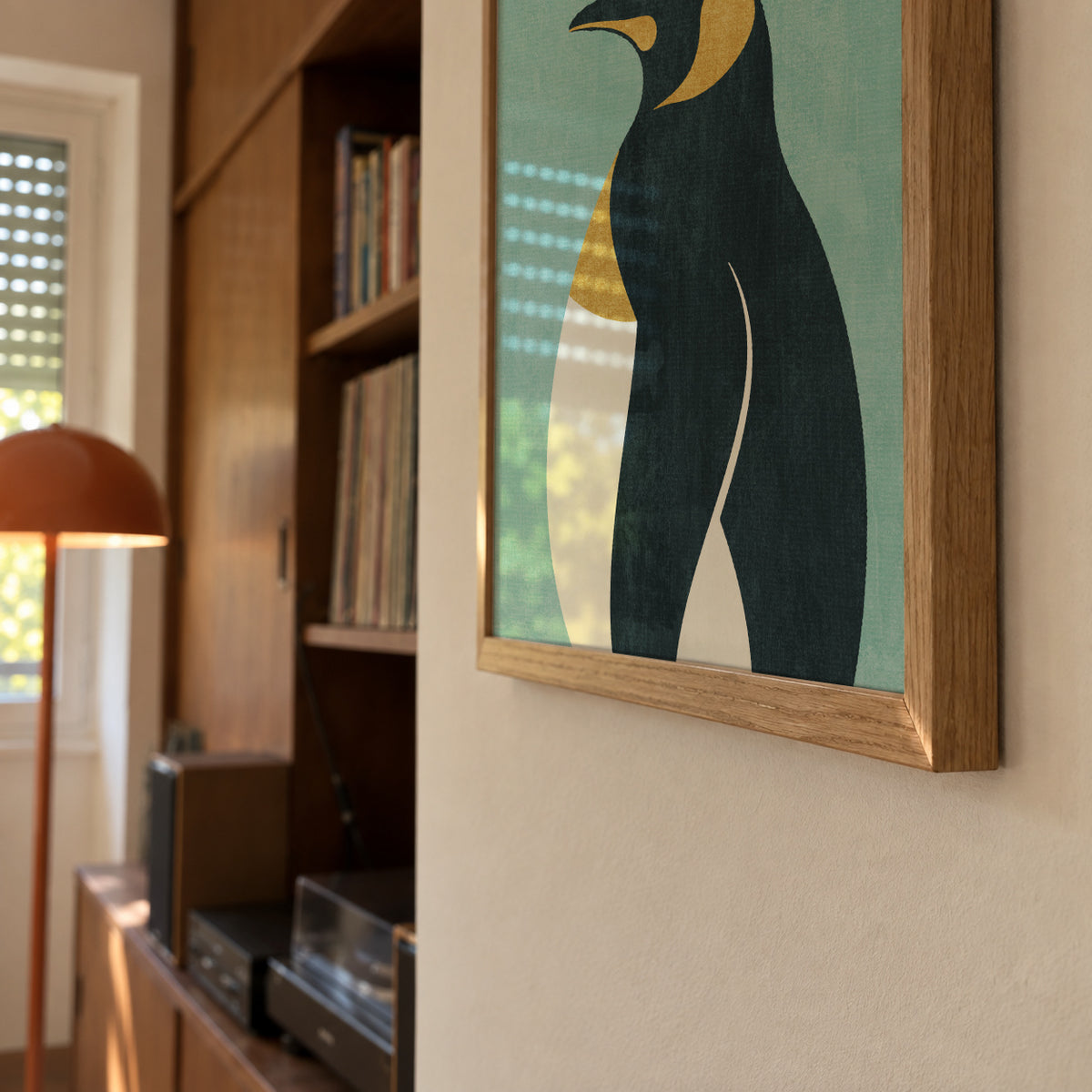 FAUNA / Emperor Penguin - Framed poster detail