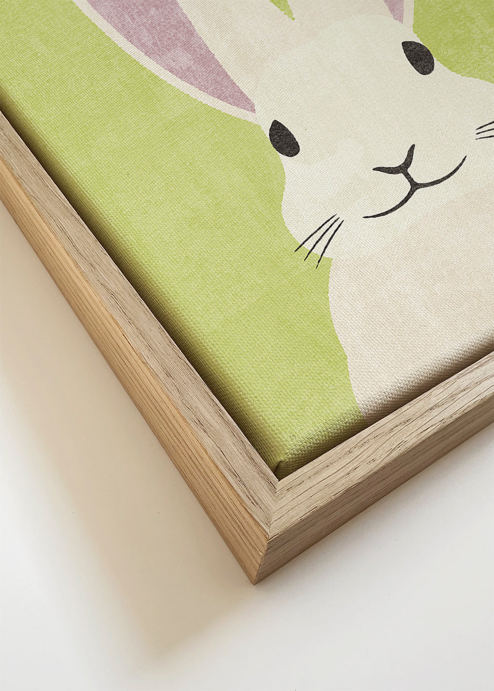 Ilustracja królika w pastelowych kolorach