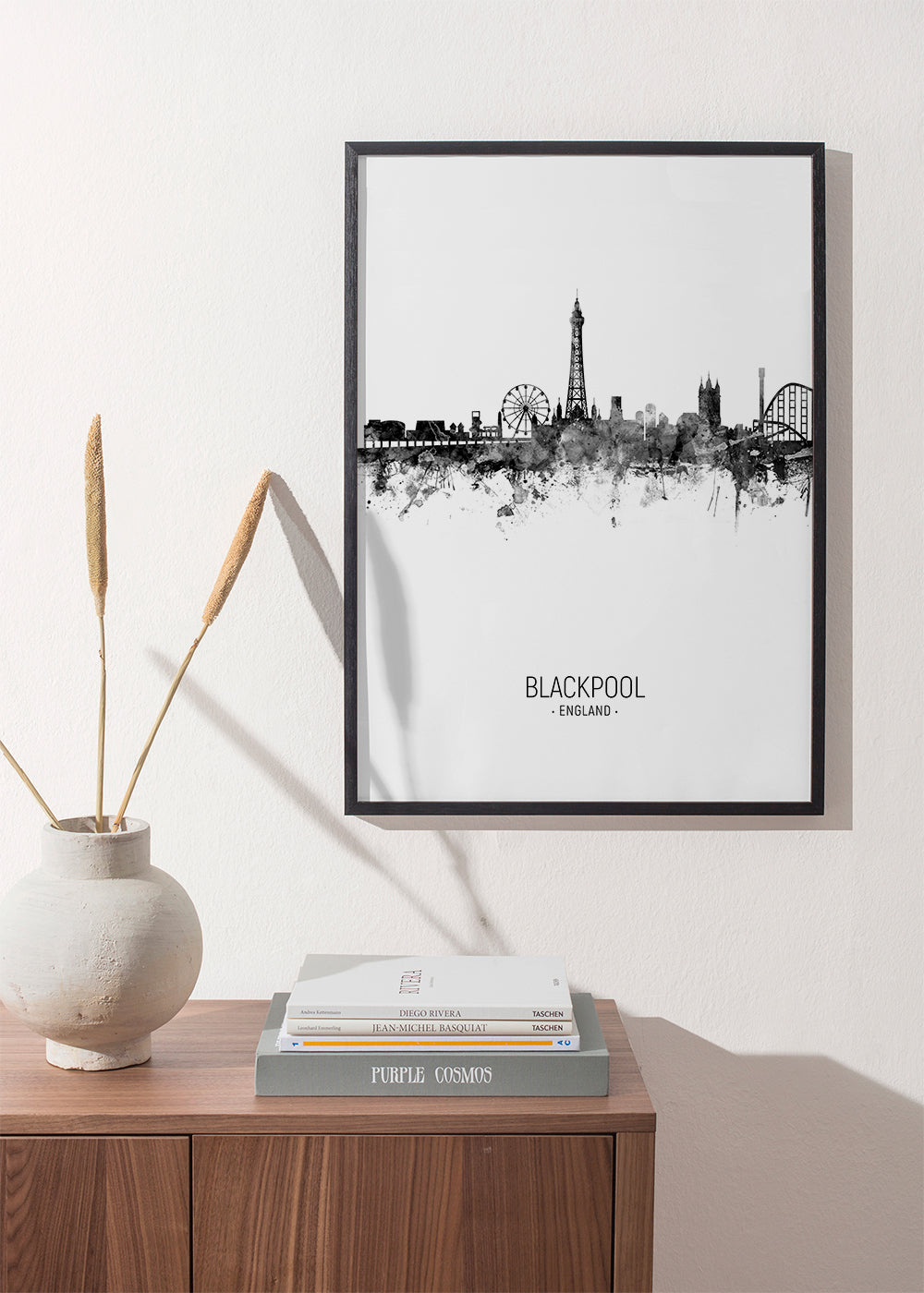Sztuka do kuchni Blackpool skyline tusz