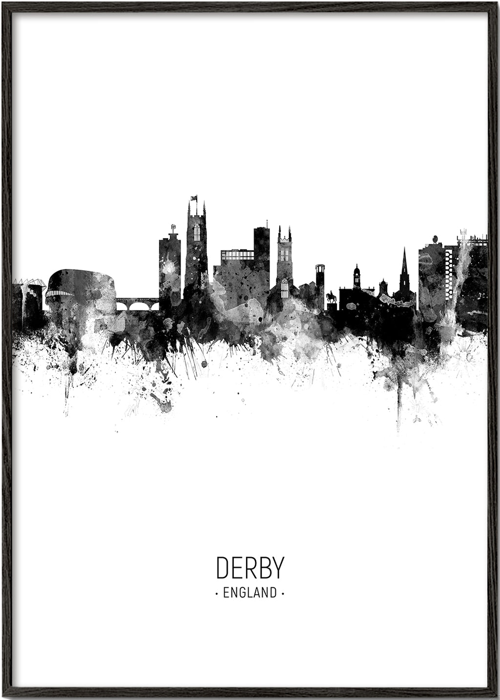 Sztuka miasta: Derby skyline tuszowy
