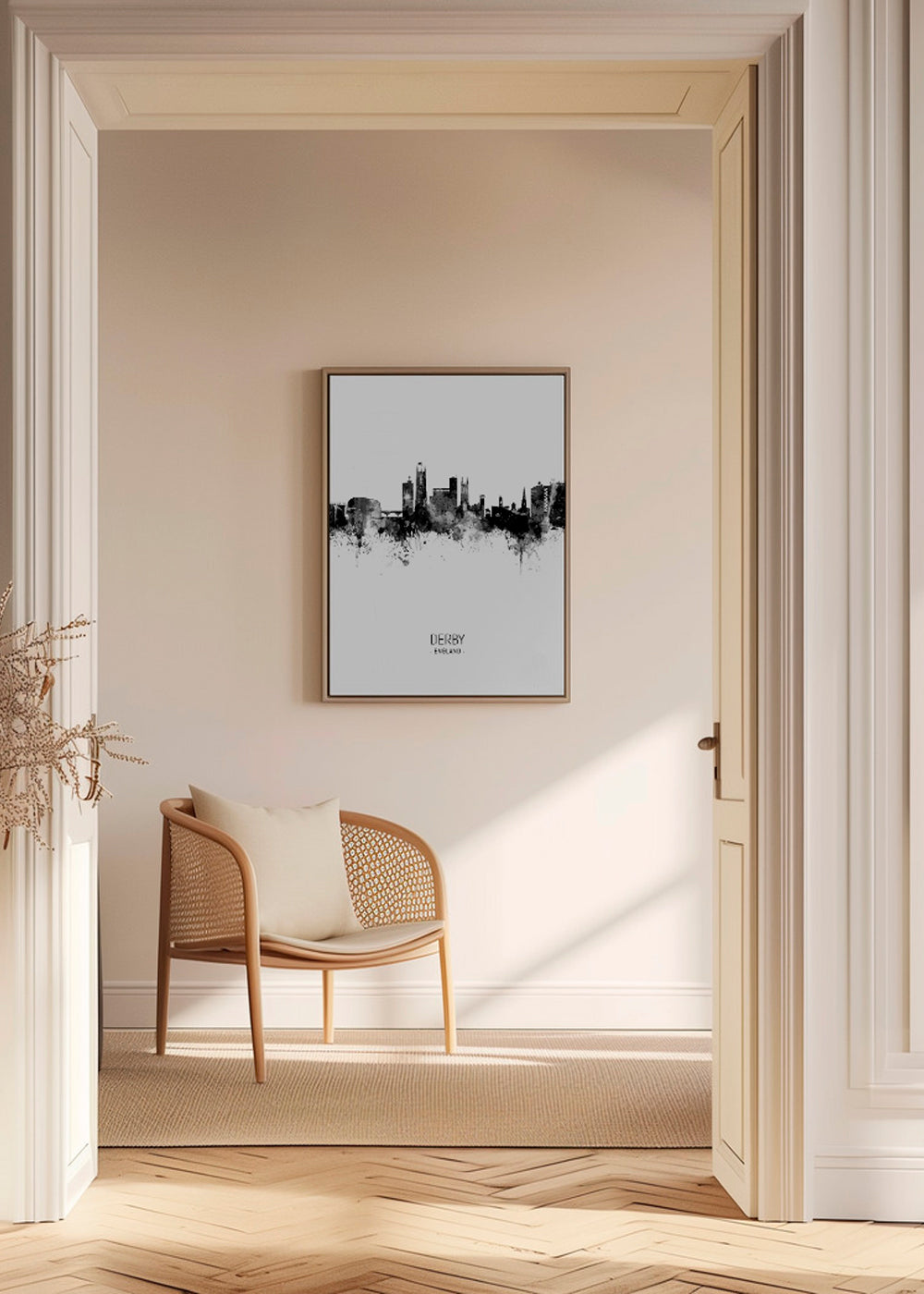 Sztuka miasta: Derby skyline tuszowy