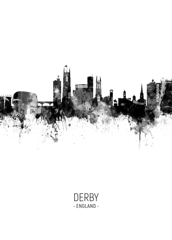 Sztuka miasta: Derby skyline tuszowy