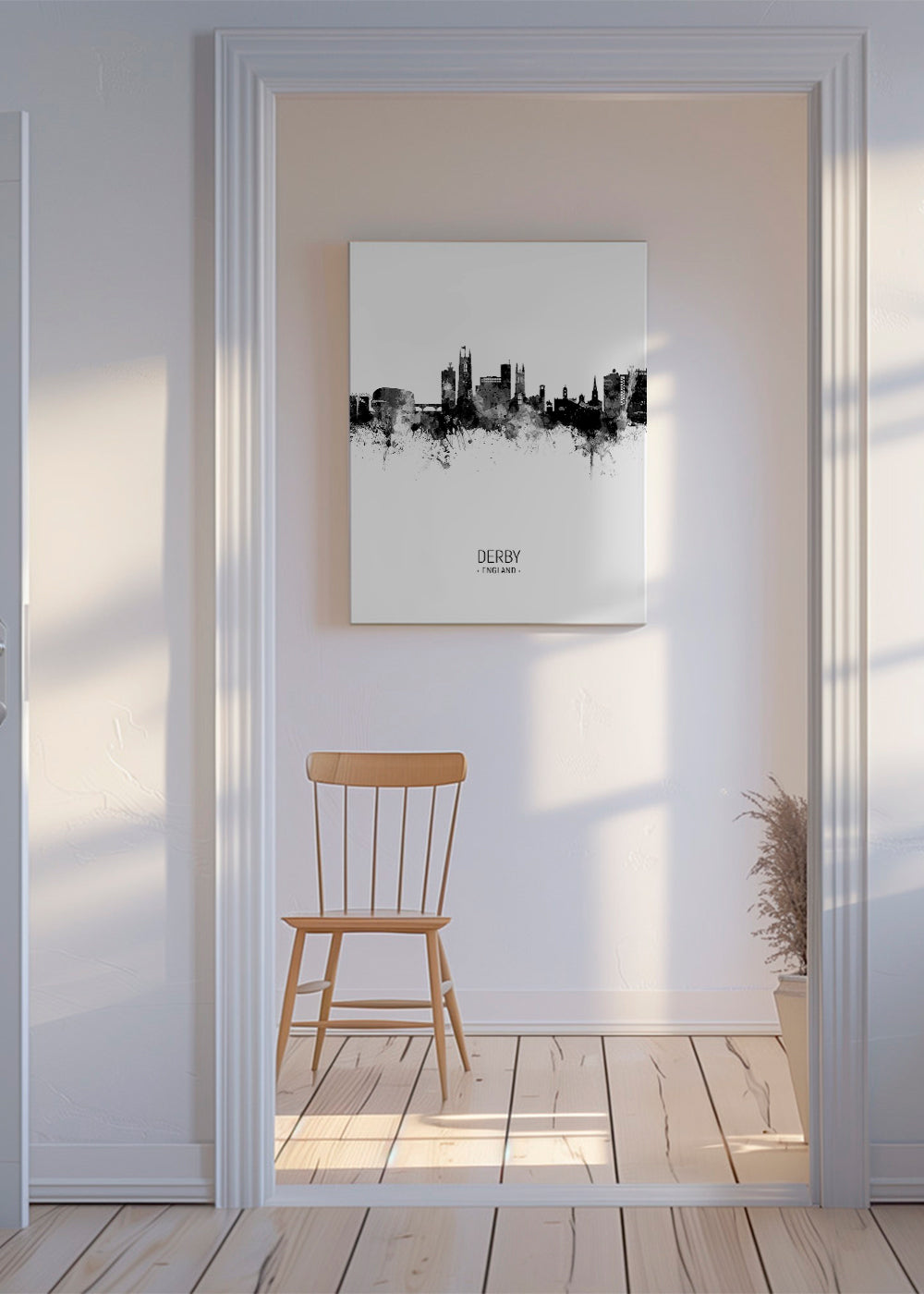 Sztuka miasta: Derby skyline tuszowy