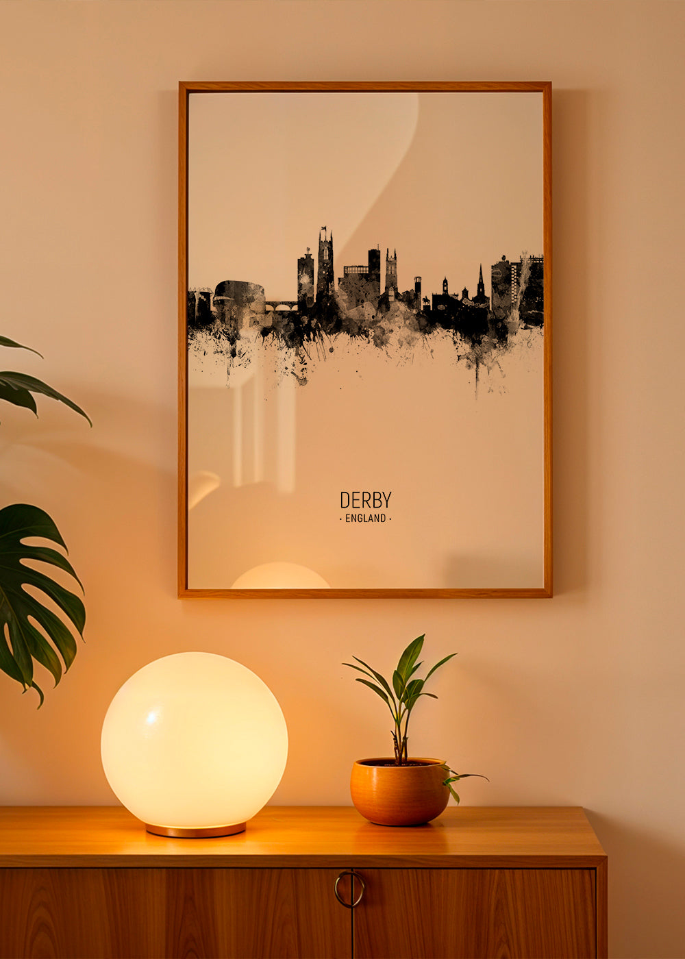 Sztuka miasta: Derby skyline tuszowy