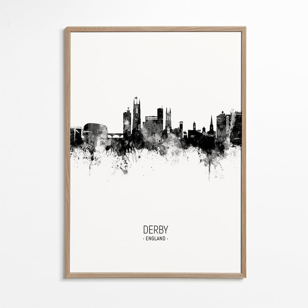 Sztuka miasta: Derby skyline tuszowy