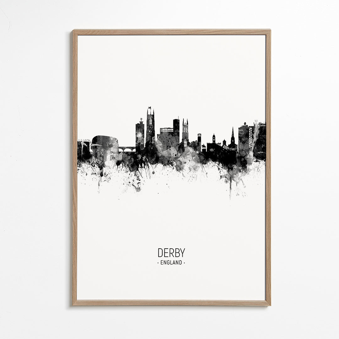 Sztuka miasta: Derby skyline tuszowy