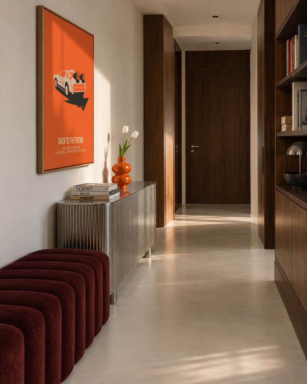 Back to the Future - Framed canvas in an interior