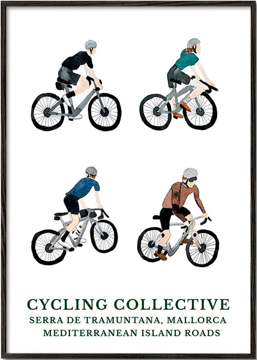Cuadro sportowy Mallorca rowerzyści