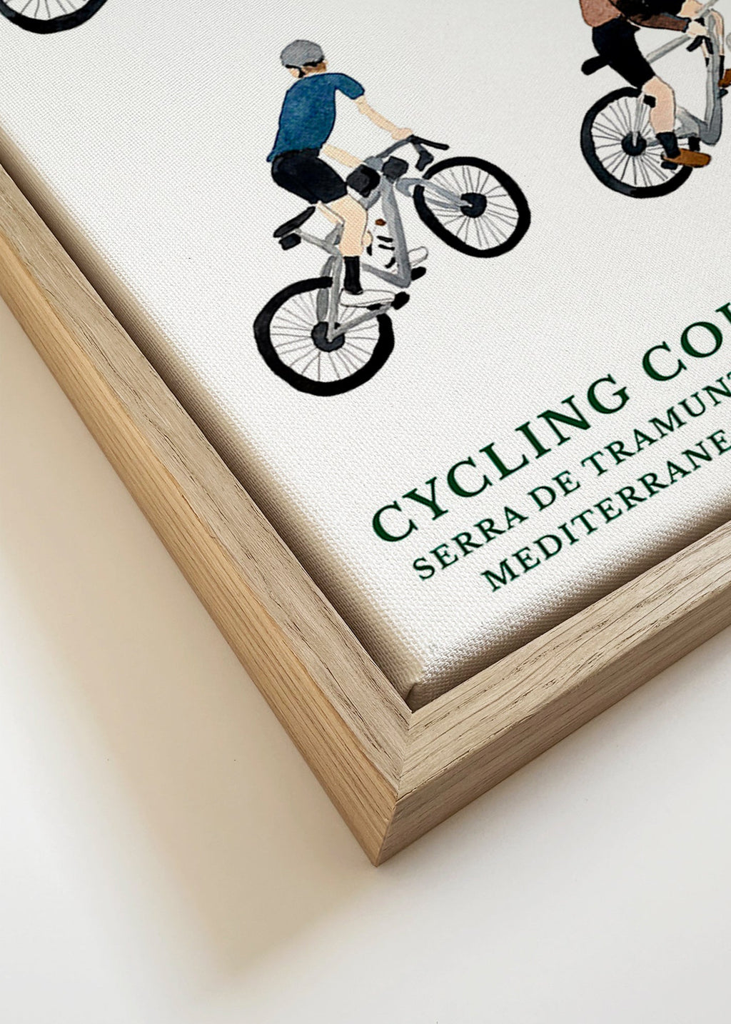 Cuadro sportowy Mallorca rowerzyści