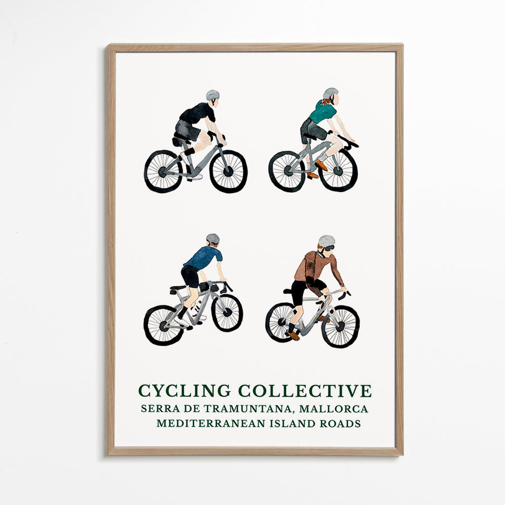 Cuadro sportowy Mallorca rowerzyści