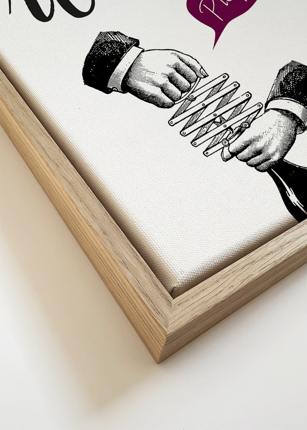 Sztuka do kuchni 'Wine o'clock' typografia i vintage szkic