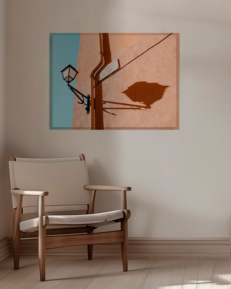 Sztuka do kuchni Rue de May latarnia i cień – Canvas