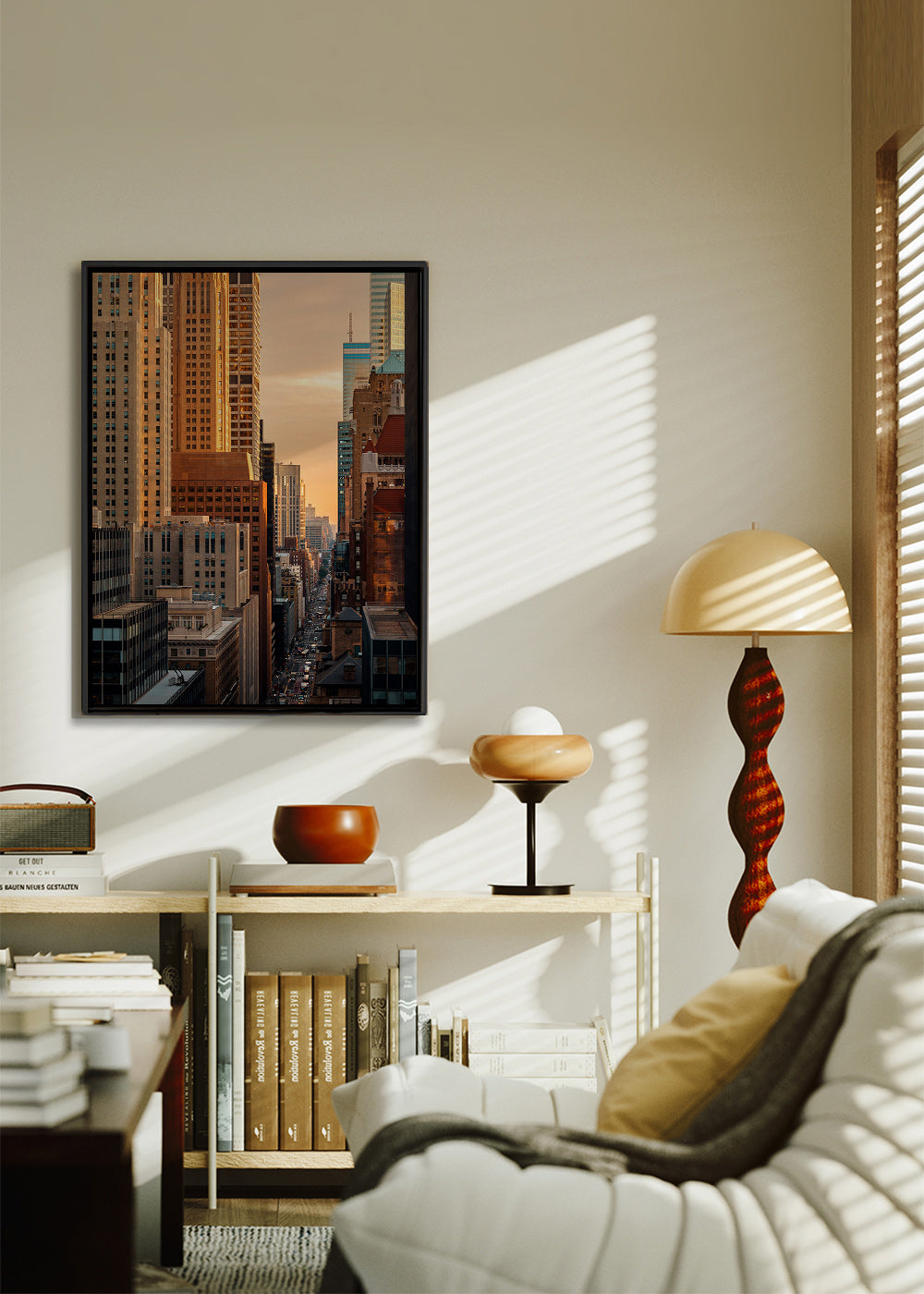 Plakat miasta o poranku – Canvas2