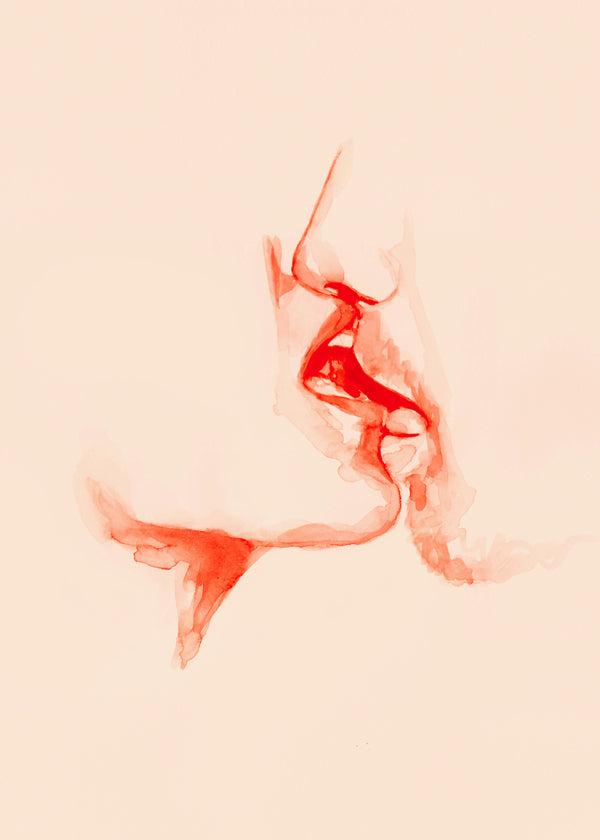Intymna ilustracja akwarelowa