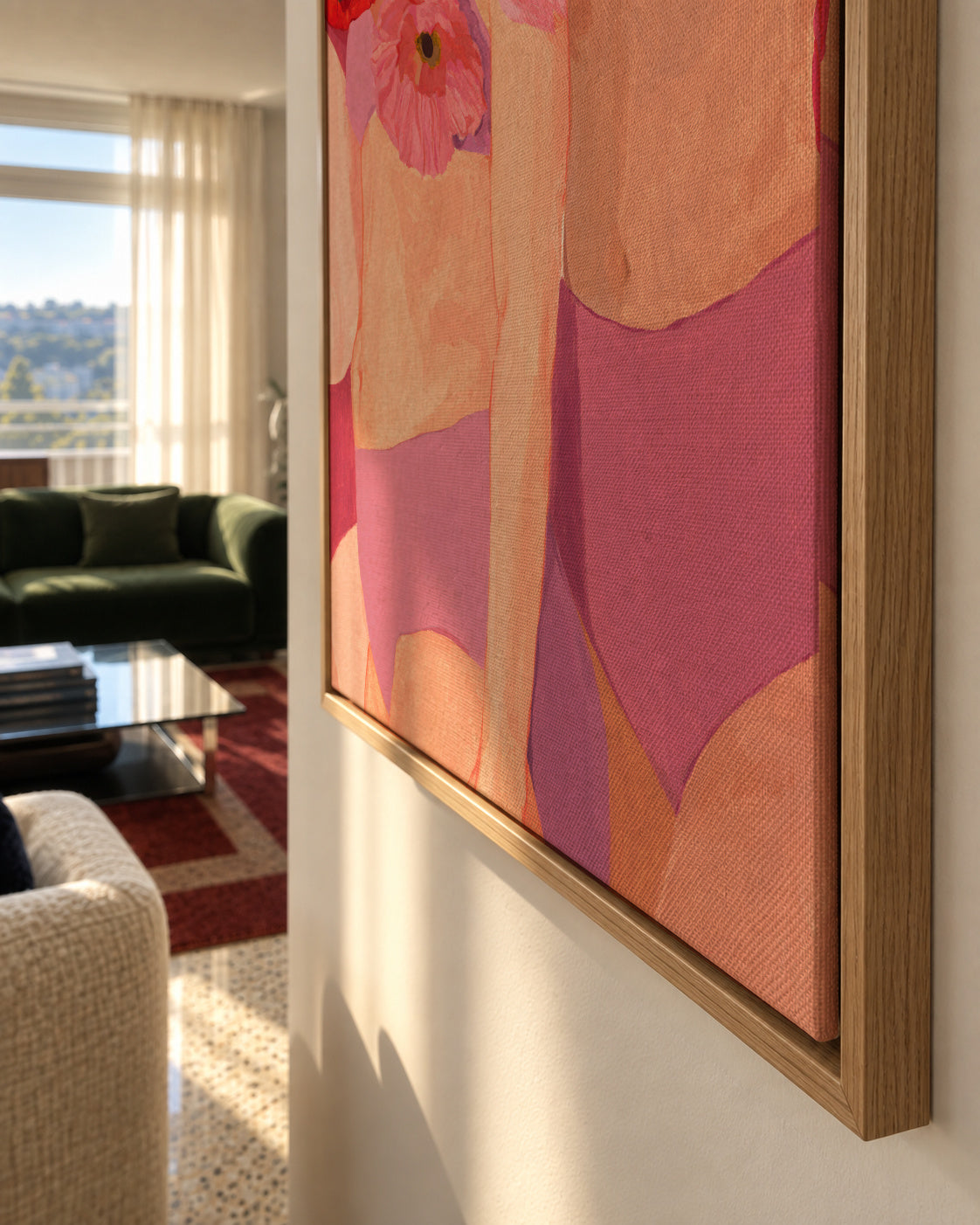 Harmony - Framed canvas detail