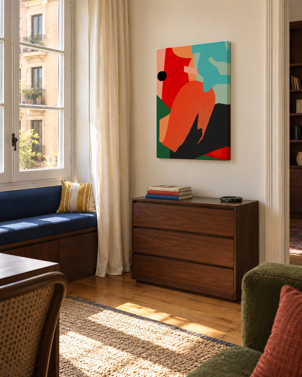 Ipioca - Unframed canvas in an interior