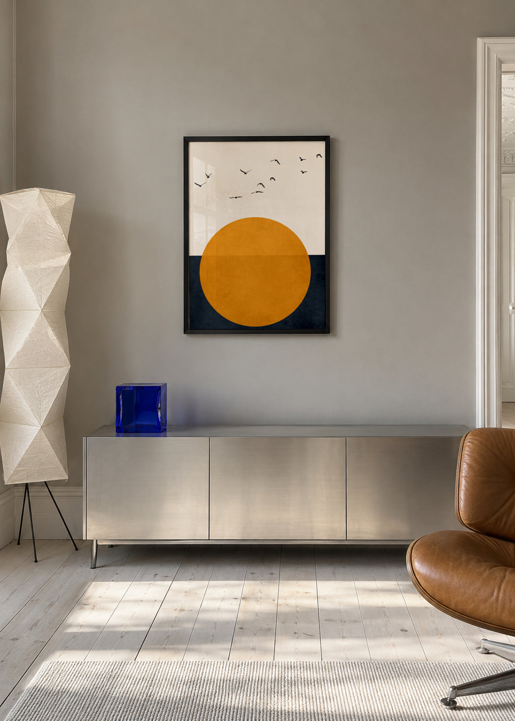 Melody Of Life - Framed poster in an interior