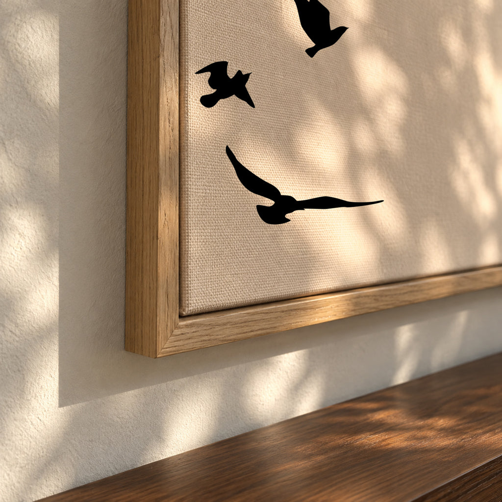 Up and Away - Framed canvas detail
